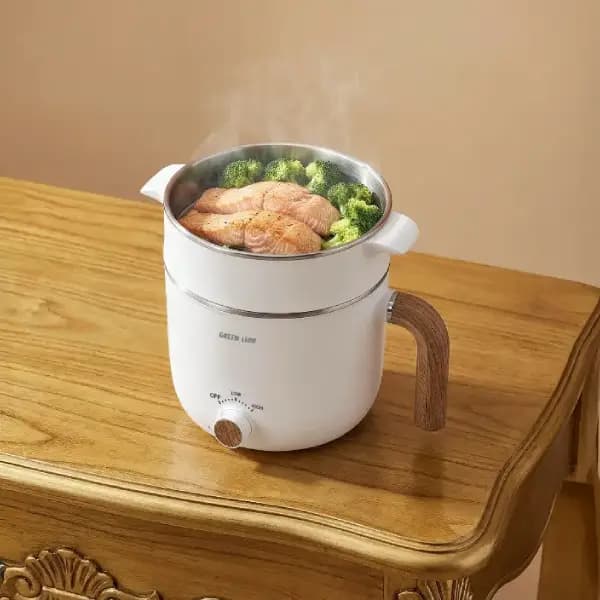 بخار پز برقی گرین لاین مدل Green Lion Quickpot Electric Cooker GNQCKPTECWH — تصویر ۷