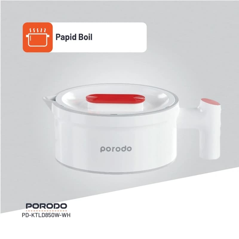 کتری برقی پرودو مدل PORODO PD-KTLD850W-WH Portable Folding — تصویر ۵