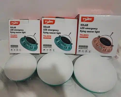 چراغ شارژی کمپینگ خورشیدی آویز و مگنتدار مدل TS-2033 — تصویر ۴