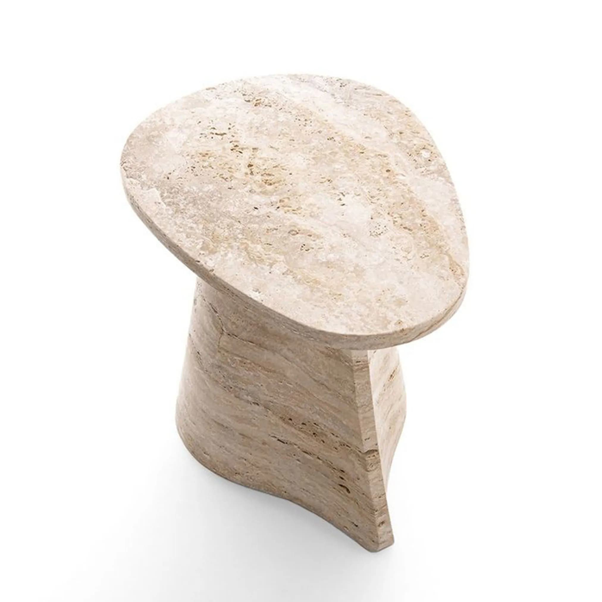 میز سنگی عسلی منحنی
