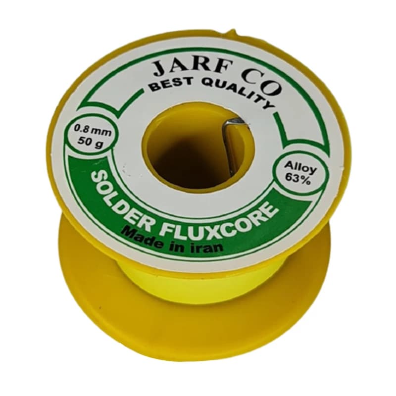 سیم لحیم ژرف 0.8 mm روغن دار 50 گرمی