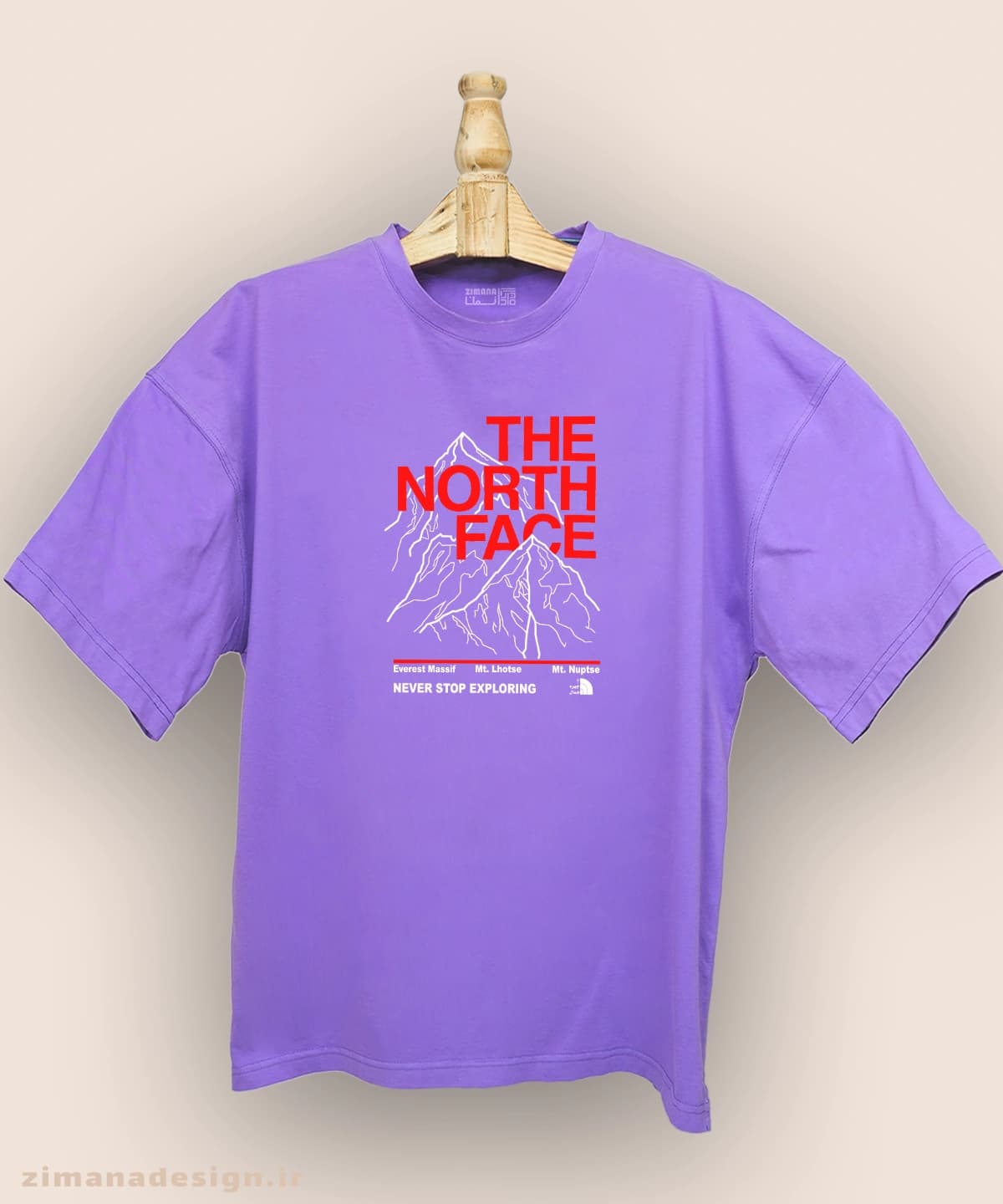 تیشرت لش مردانه و زنانه طرح کوه نوردی the north face کد 1071 — تصویر ۷