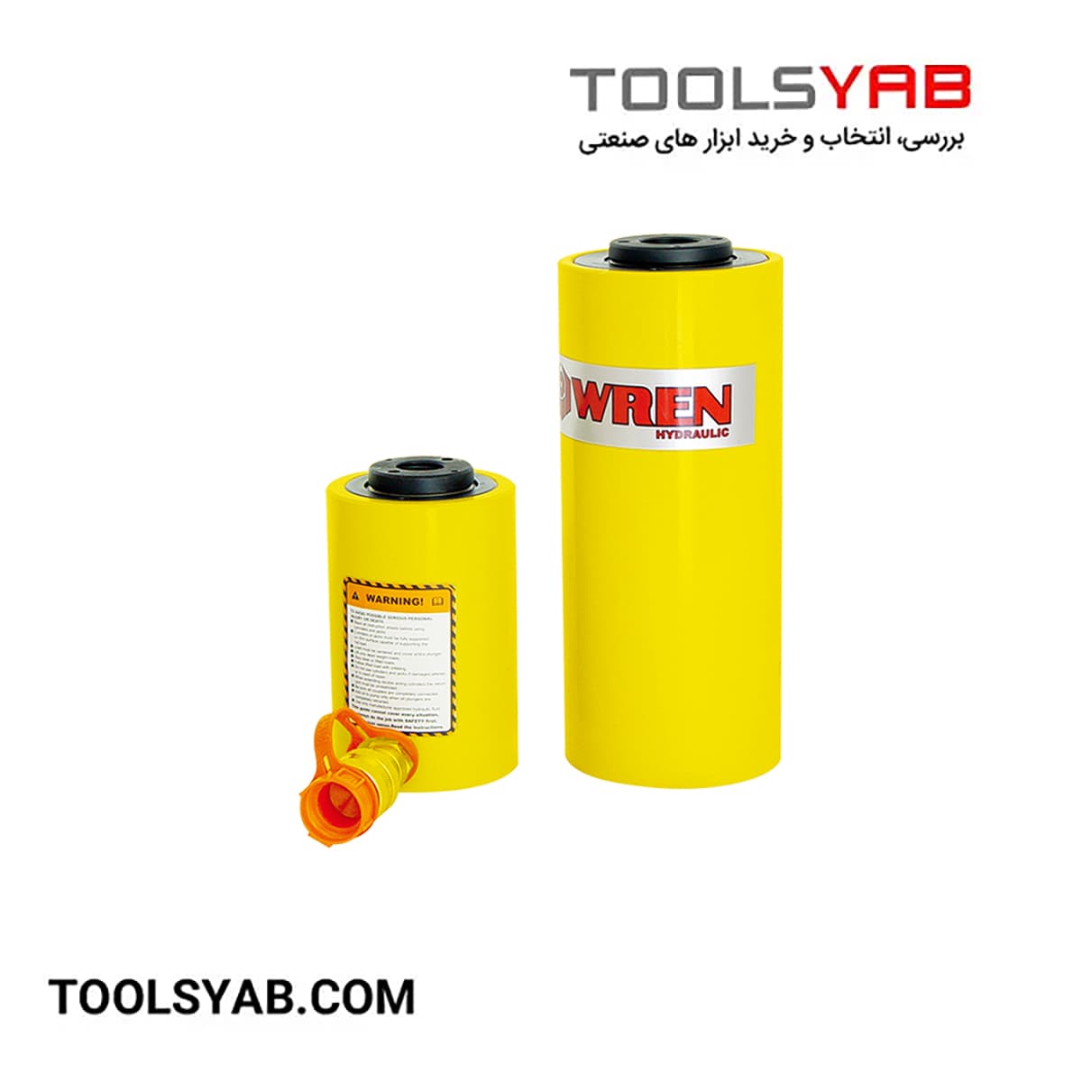 جک هیدرولیک سوراخدار WREN RCH-121 ظرفیت 12 تن کورس 2.5 سانت