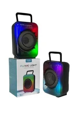 اسپیکر بلوتوثی قابل حمل مدل GTS-1867 با نور شعلهای Flame Light
