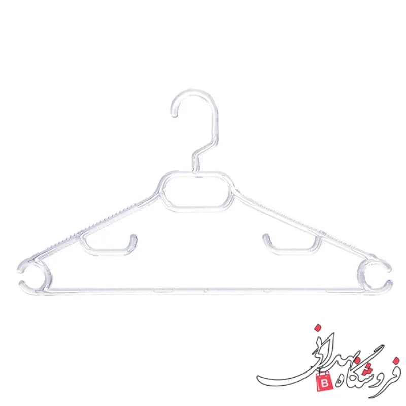 چوب لباسی کریستالی 6 عددی 142 — تصویر ۲