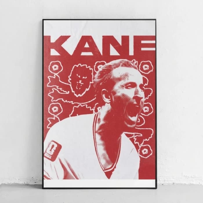 پوستر و تابلو فوتبالی طرح Harry Kane