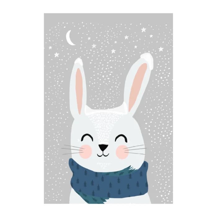 پوستر و تابلو اتاق کودک طرح Schneehase