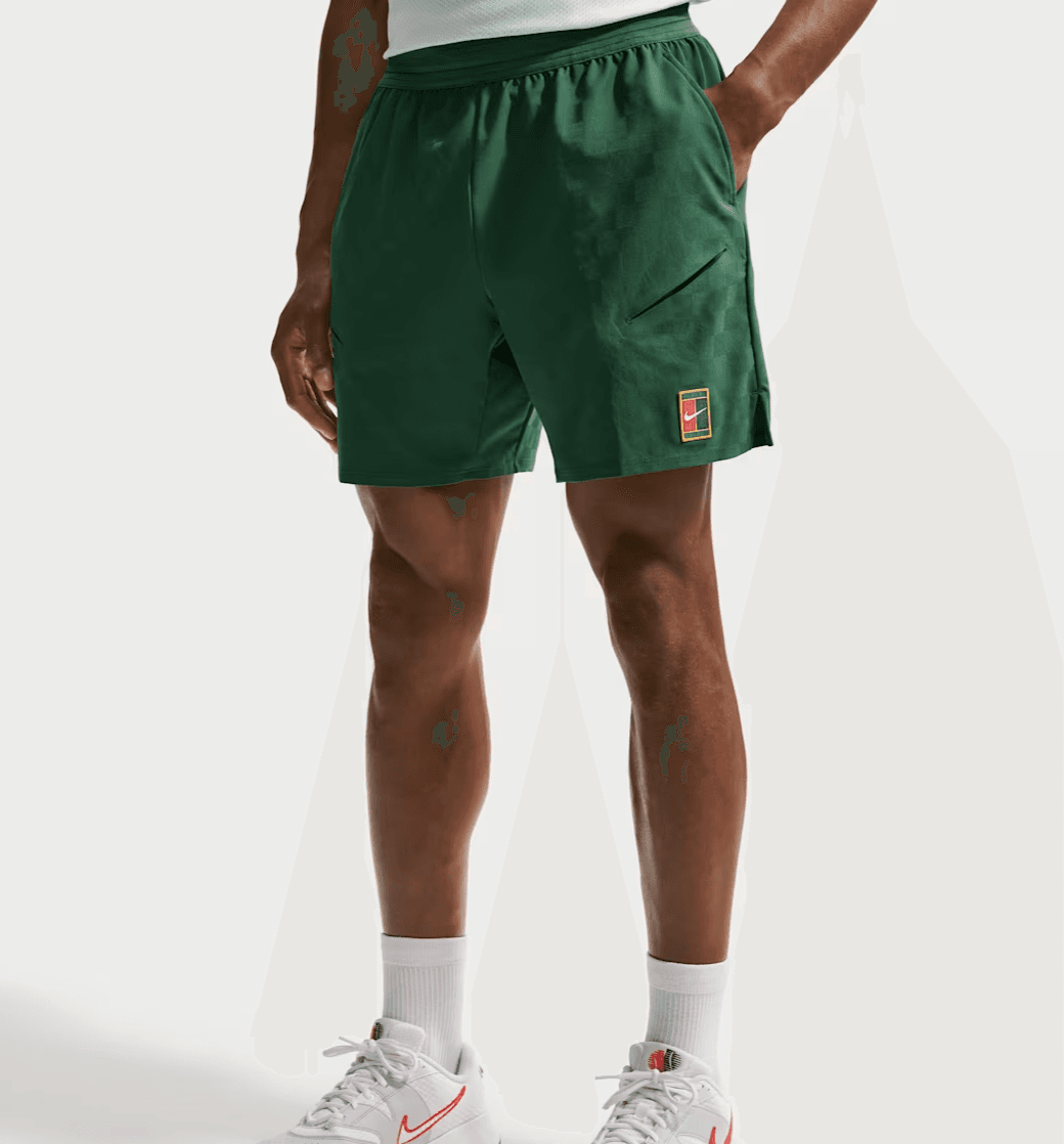 شلوارک ورزشی مردانه نایک NikeCourt Slam Dri-FIT – سبز — تصویر ۷