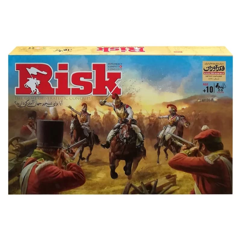 بازی فکری ریسک مدل حرفهای فکرآوران (Risk) – استراتژی سلطه بر جهان — تصویر ۳
