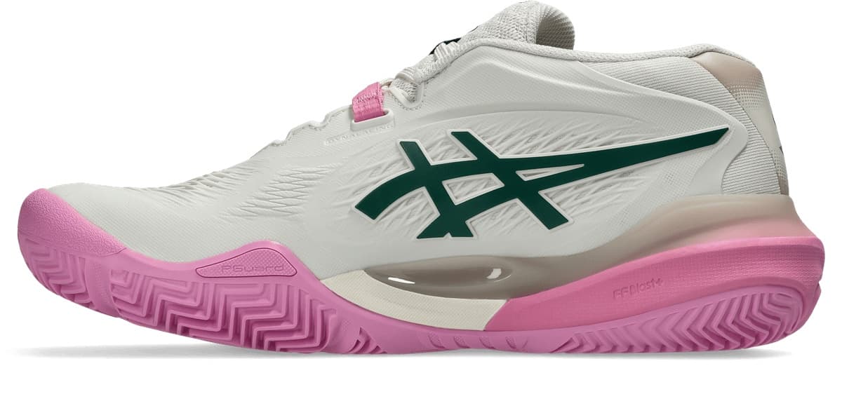 کفش پدل زنانه اسیکس – Asics GEL-RESOLUTION X PADEL – کرم/صورتی — تصویر ۳