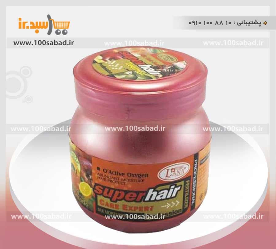 ماسک نرم کننده مو میوه ای کاسه ای 380 گرم لانا LANA