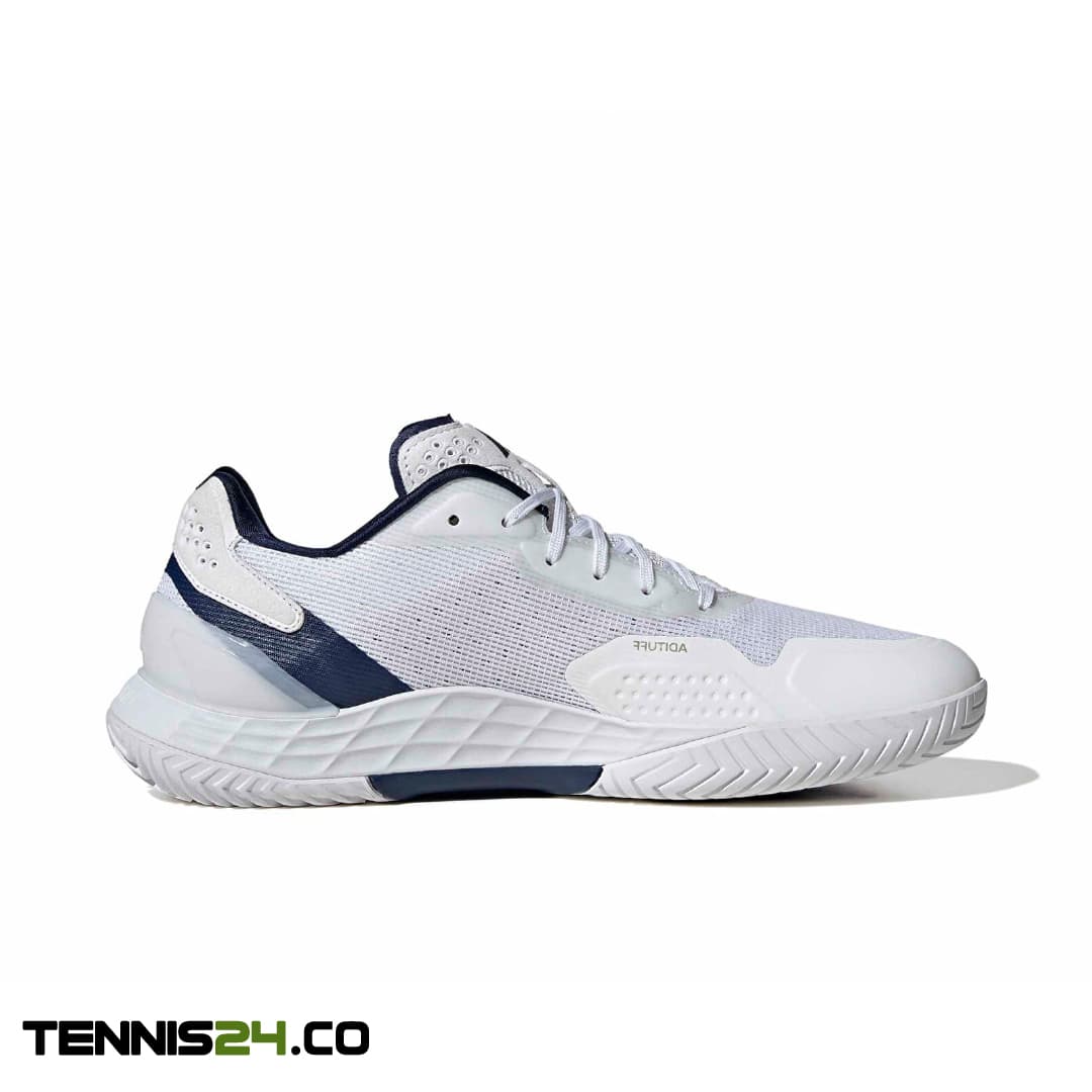 کفش تنیس مردانه آدیداس ADIDAS DEFIANT SPEED 2 – سفید/سرمه ای — تصویر ۳