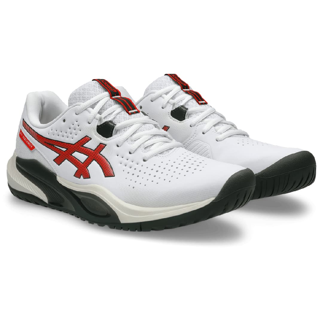 کفش تنیس مردانه اسیکس Asics GEL-CHALLENGER 15 – سفید/قرمز — تصویر ۷