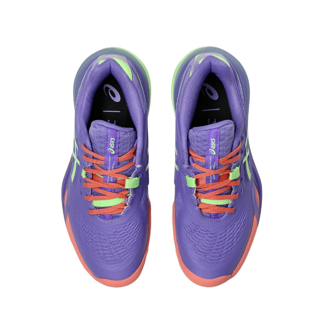 کفش پدل زنانه اسیکس GEL-RESOLUTION X PADEL – بنفش/سبز — تصویر ۴