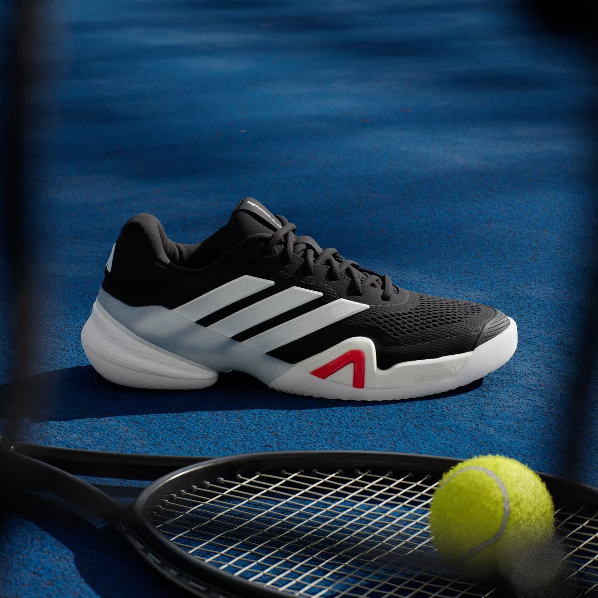 کفش تنیس مردانه آدیداس ADIDAS Barricade 14 Tennis Shoes – مشکی — تصویر ۳