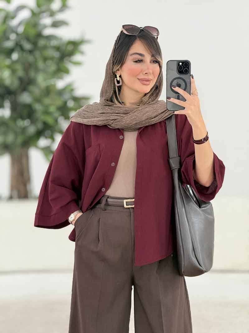 مانتو پانچ نیوشا کد 7982 — تصویر ۷