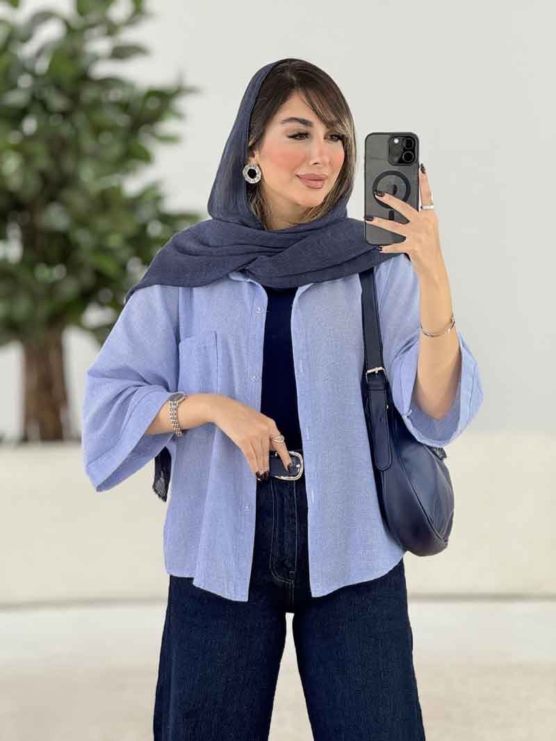 مانتو پانچ نیوشا کد 7982