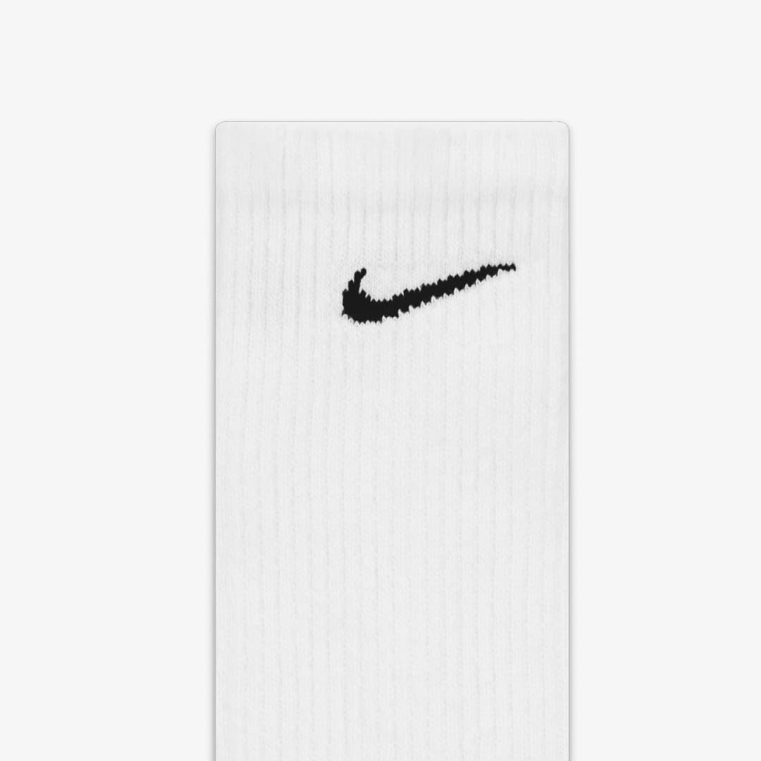 جوراب تنیس نایک Nike Everyday Plus Cushion – پک شش تایی- سفید — تصویر ۵