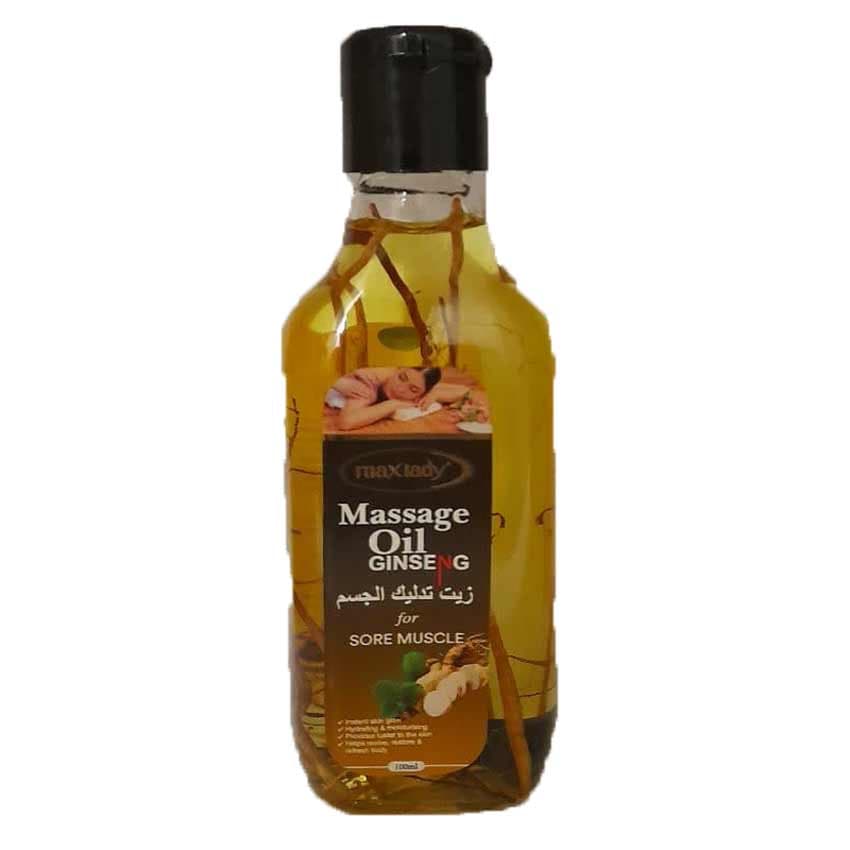 روغن ماساژ بدن جینسینگ 100 میل مکس لیدی MAX LADY — تصویر ۴