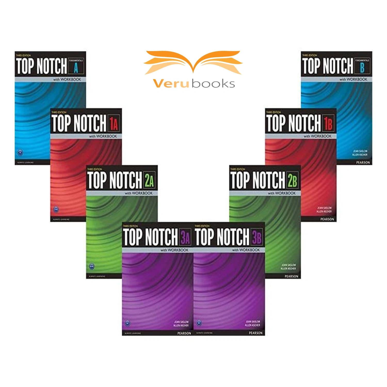 مجموعه 8 جلدی تاپ ناچ | کتاب انگلیسی Top Notch pack