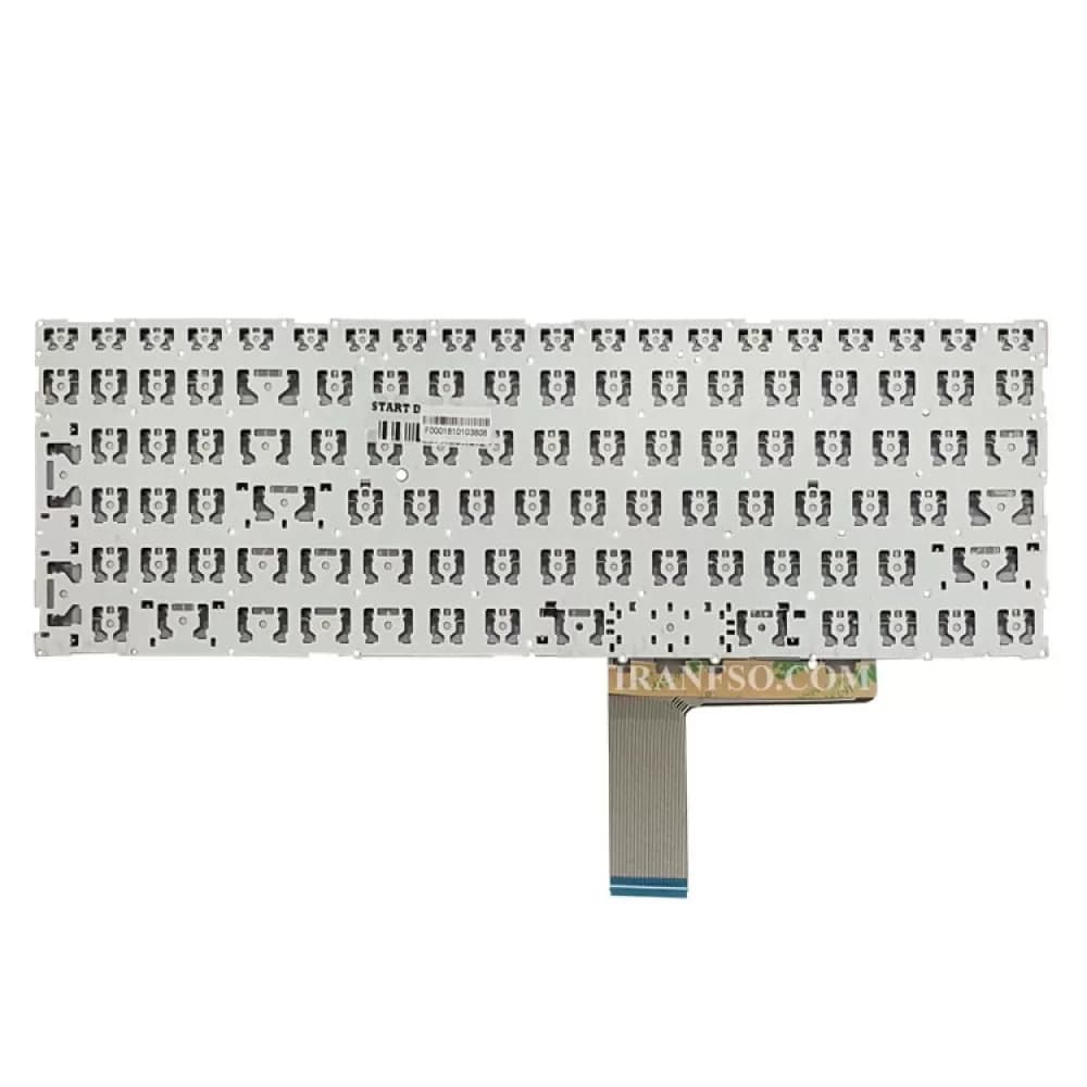 کیبرد لپ تاپ لنوو IdeaPad 110-15ACL بدون فریم با دکمه پاور — تصویر ۶