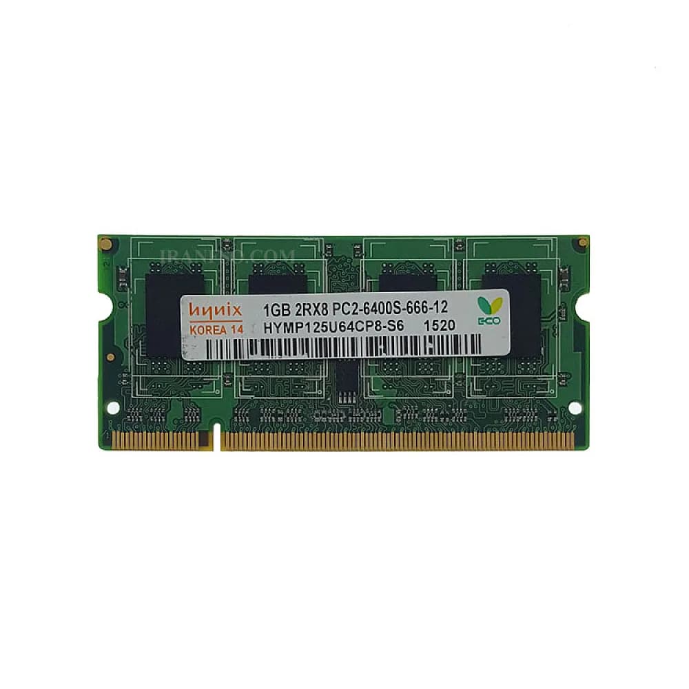 رم لپ تاپ 1 گیگ Hynix DDR2-800-6400 MHZ 1.8V — تصویر ۲