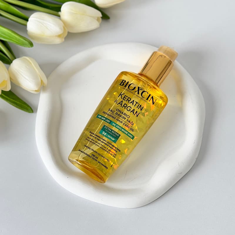 روغن تقویت کننده مو بيووكسين حاوي KERATIN & ARGAN حجم 150 میلیلیتر — تصویر ۲