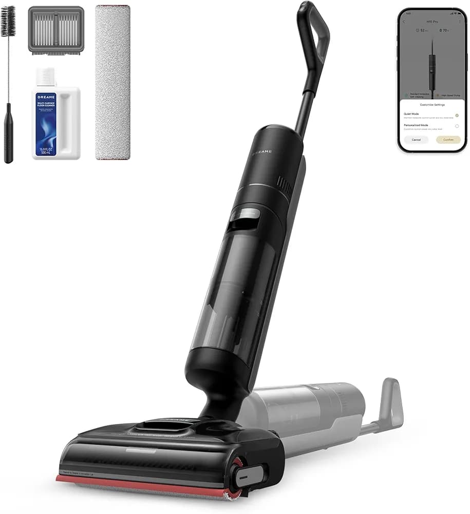 جارو شارژی عصایی آب و خاک دریم مدل DREAME H15 PRO Heat Wet and Dry Vacuum Cleaner ( پک اصلی و گلوبال شرکتی ) — تصویر ۶