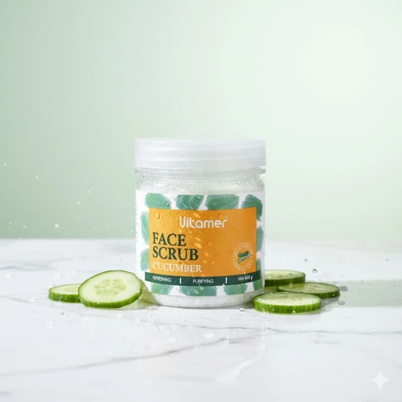 ماسک اسکراب خیار ویتامر VITAMER — تصویر ۳