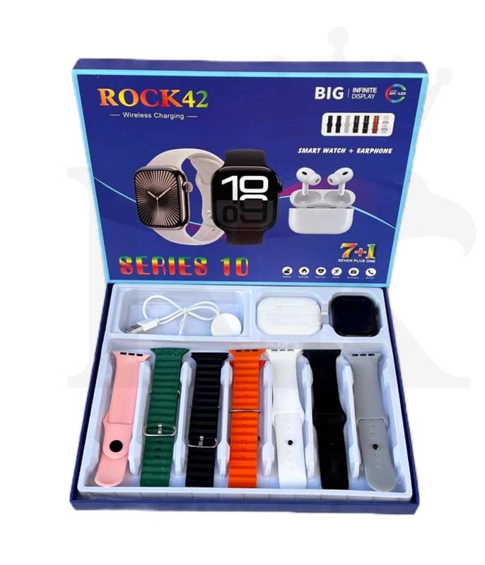 ساعت هوشمند مدل ROCK42 هفت بند ایرپاد دار — تصویر ۳