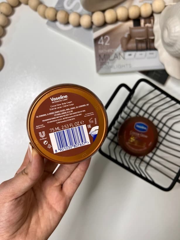 کرم بدن کره کاکائو وازلین Vaseline — تصویر ۴