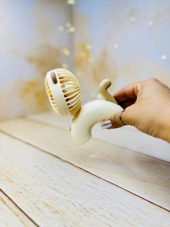 پنکه فانتزی طرح ایستاده حیوانات کیوت دم متحرک DD8028کد 3294 — تصویر ۵