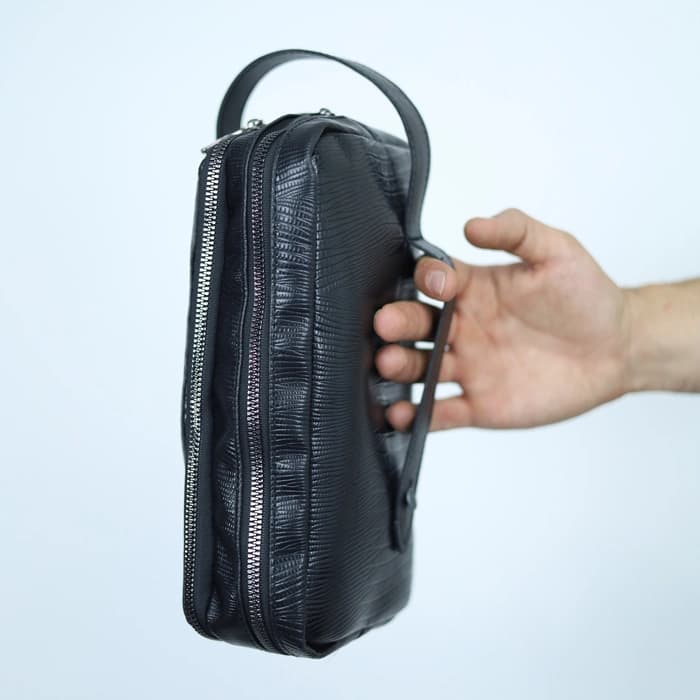 کیف شوز بگ دستی مردانه کلاسیک ورنی — تصویر ۳