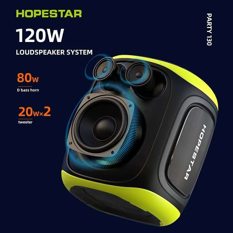 اسپیکر هوپ استار مدل HOPESTAR Party 130 بدون پایه / قیمت با پایه 5 میلیون بالاتر از قیمت سایت میباشد — تصویر ۶