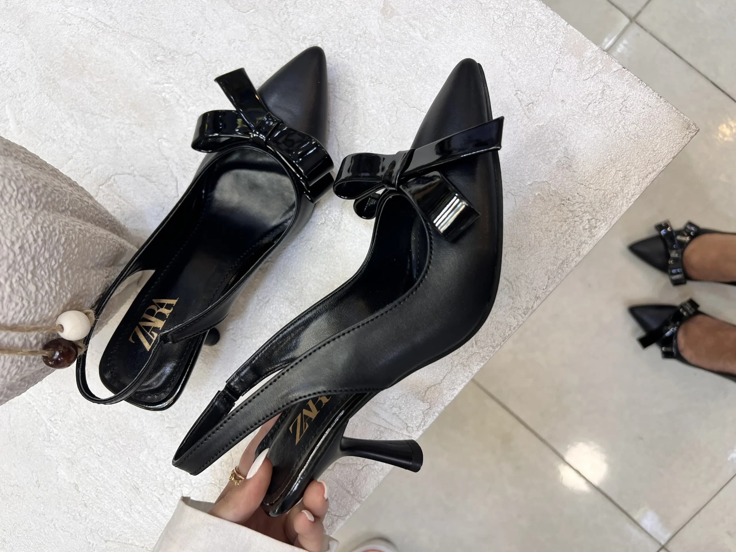 کفش زارا پاپیونی