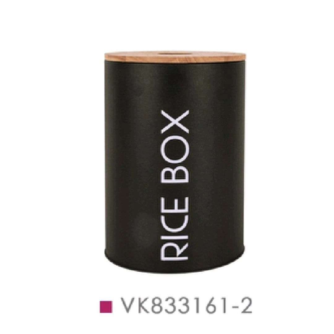 سطل برنج BVK بی وی کی درب بامبو مشکی کد VK833161-2