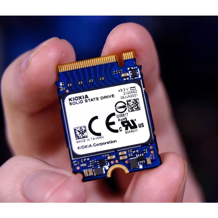 حافظه استوک SSD M.2 NVME سایز 2230 برند kioxia مدل KBG40ZNS ظرفیت 256 گیگابایت + تبدیل 2280
