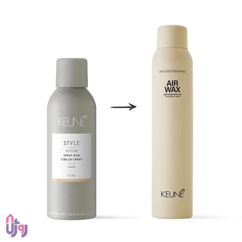 اسپری مو کئون KEUNE مدل واکس اسپری سبک ضدوز Style Air Wax حجم 200 میل — تصویر ۵