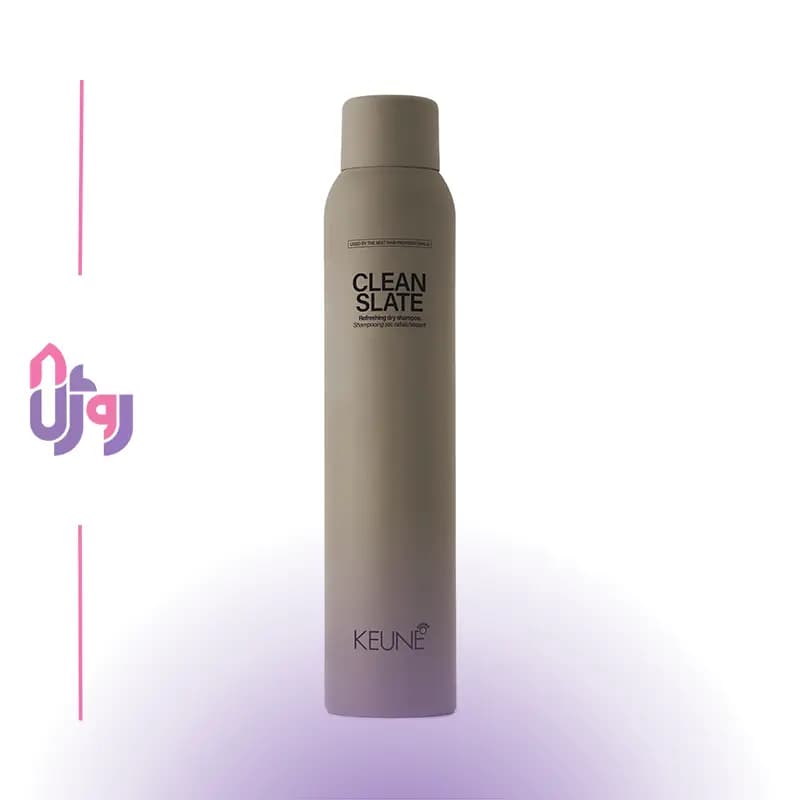 شامپو خشک کئون KEUNE مدل کلین اسلیت Clean Slate بدون نیاز به آبکشی حجم 200 میلیلیتر