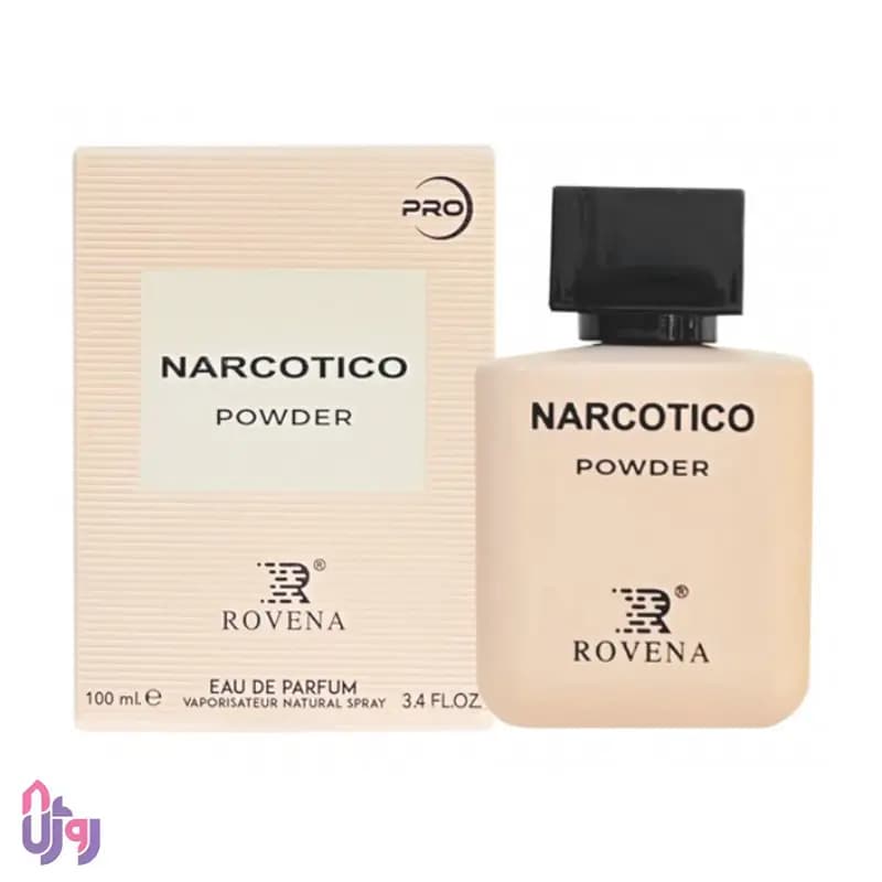 عطر ادوپرفیوم زنانه روونا Rovena مدل نارکوتیکو پودر Narcotico Powder حجم 100میلیلیتر — تصویر ۶