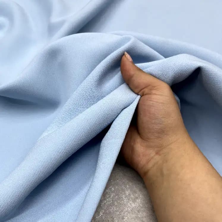 کرپ کنزو اصل رنگ ابی اسمانی — تصویر ۲