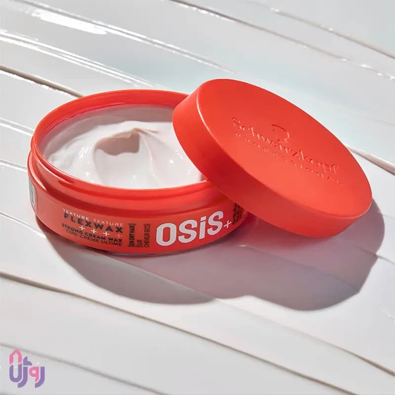 واکس مو شوارتسکف پروفشنال Schwarzkopf Professional مدل فلکسواکس اوسیس OSiS+ Flexwax Strong Cream Wax حجم 85ml — تصویر ۷