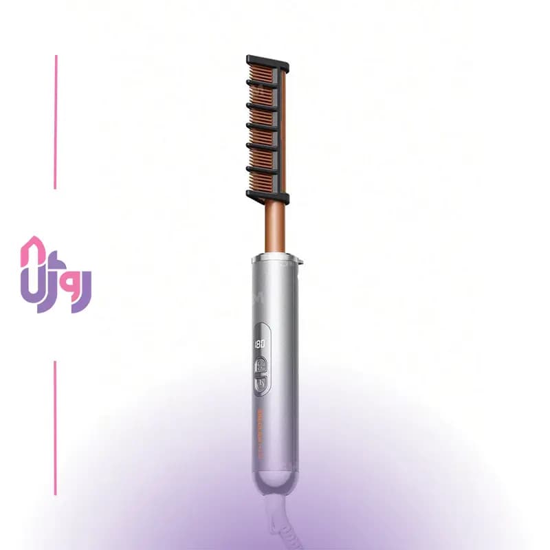 شانه حرارتی صاف کننده مو شیگلم SHEGLAM مدل ضد سوختگی Anti-Burn Hot Comb