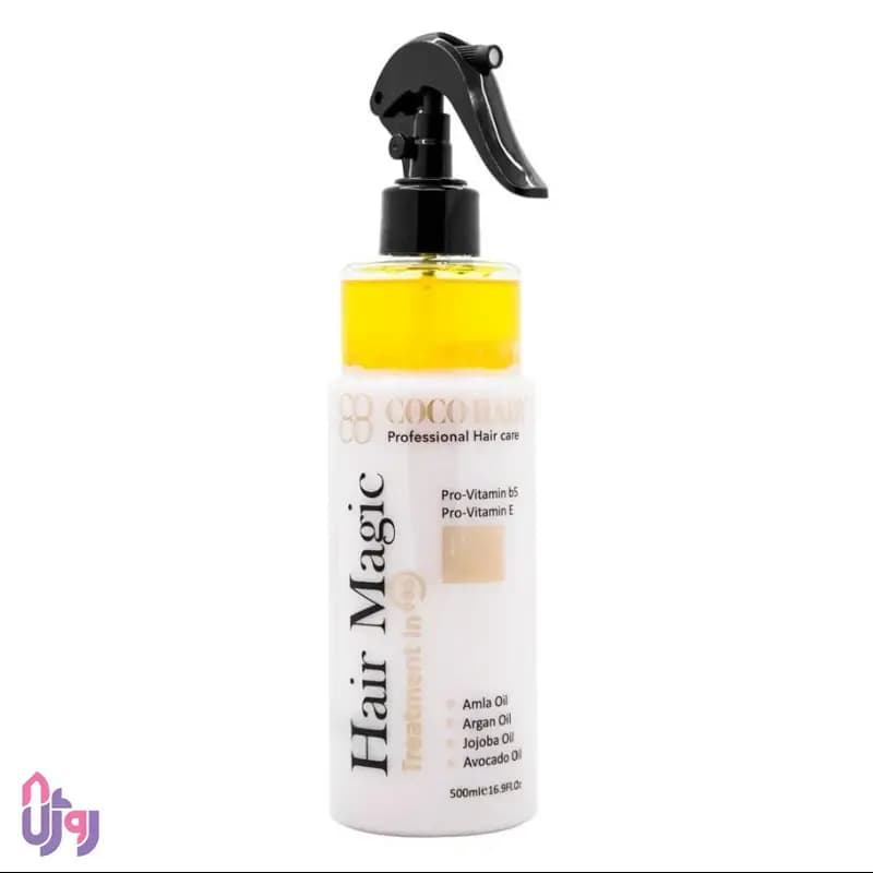 اسپری دوفاز کوکو هیر Coco Hair مدل مجیک Hair Magic حجم 500 میلی لیتر — تصویر ۳
