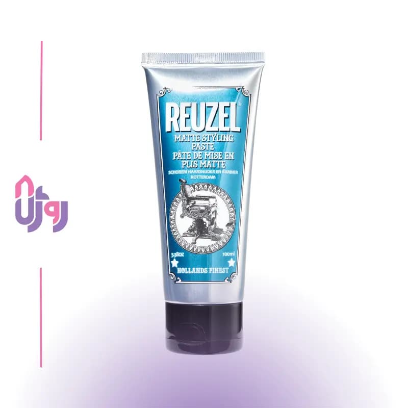 حالت دهنده مو ریزول REUZEL مدل خمیر حالت دهنده مات Matte Styling Paste حجم 100 میلی لیتر