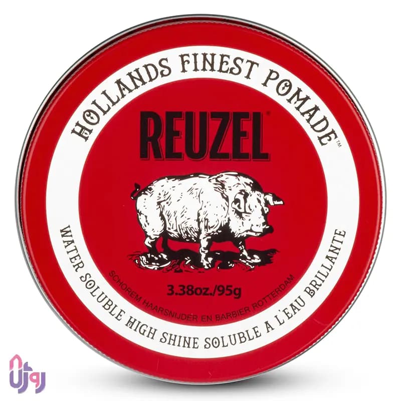 حالت دهنده مو ریزول REUZEL مدل واکس مو براق کننده قوی Red High Shine حجم 95 گرم — تصویر ۴