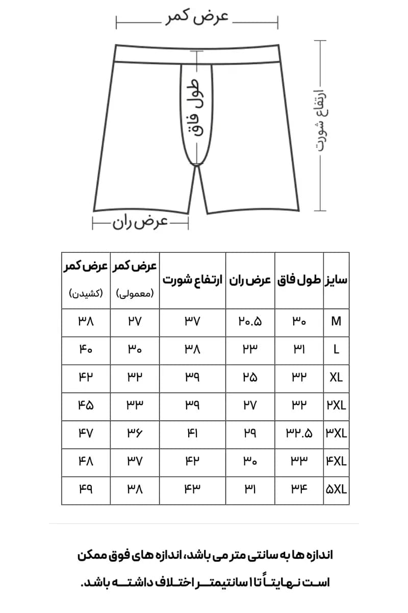 شورت پادار مردانه کمرکش لیفه ای مشکی | بلکس — تصویر ۲