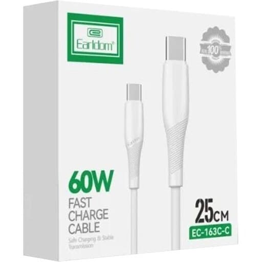 کابل شارژ تایپ سی ارلدام مدل EC163 — تصویر ۲
