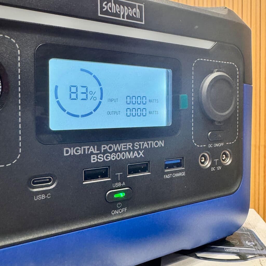 پاور استیشن 300 وات Scheppach مدل BSG600MAX — تصویر ۹