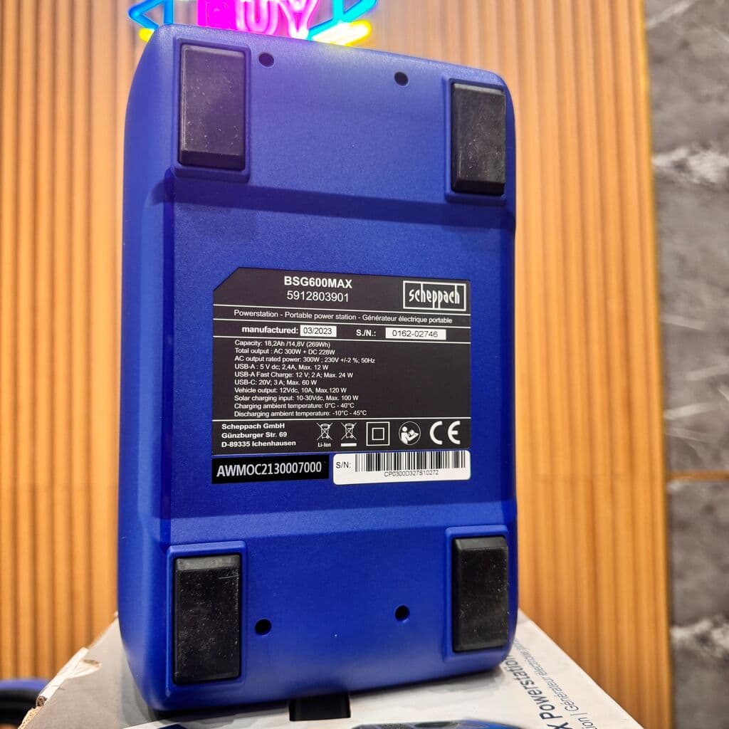 پاور استیشن 300 وات Scheppach مدل BSG600MAX — تصویر ۱۰